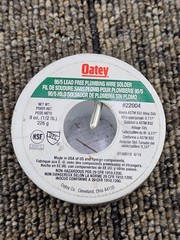 OATEY 22004: 95/5 Lead-Free Plumbing Wire Solder – 95% Tin / 5% Antimony Alloy