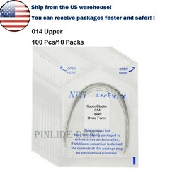 Dental Orthodonic Niti Round Arch Wire Super Elastic Ovoid Form 014 Upper/Lower