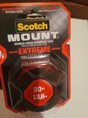 3M Scotch Mount Extreme Double Sided Indoor Outdoor 30 Lbs Lot 2