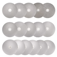 Diamond Flat Lap Disc Set 6″ x 1/2″ Arbor 50-3000 Grit 16 Sizes Grinding Wheel
