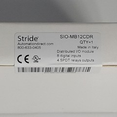 New SEALED AutomationDirect Stride SIO-MB12CDR Distributed I/O Relay Module Box