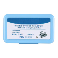 Dental Orthodontic 1st Molar Buccal Tubes Bondable Non-Conv Roth. 022
