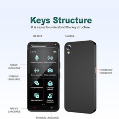 5.0″ touch Screen 138 Language Translator Two-Way Voice online offline translate