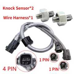 Knock Sensor Plus Wire Harness For Toyota Camry For Lexus 00-07 V6 3.0 3.4 RX300