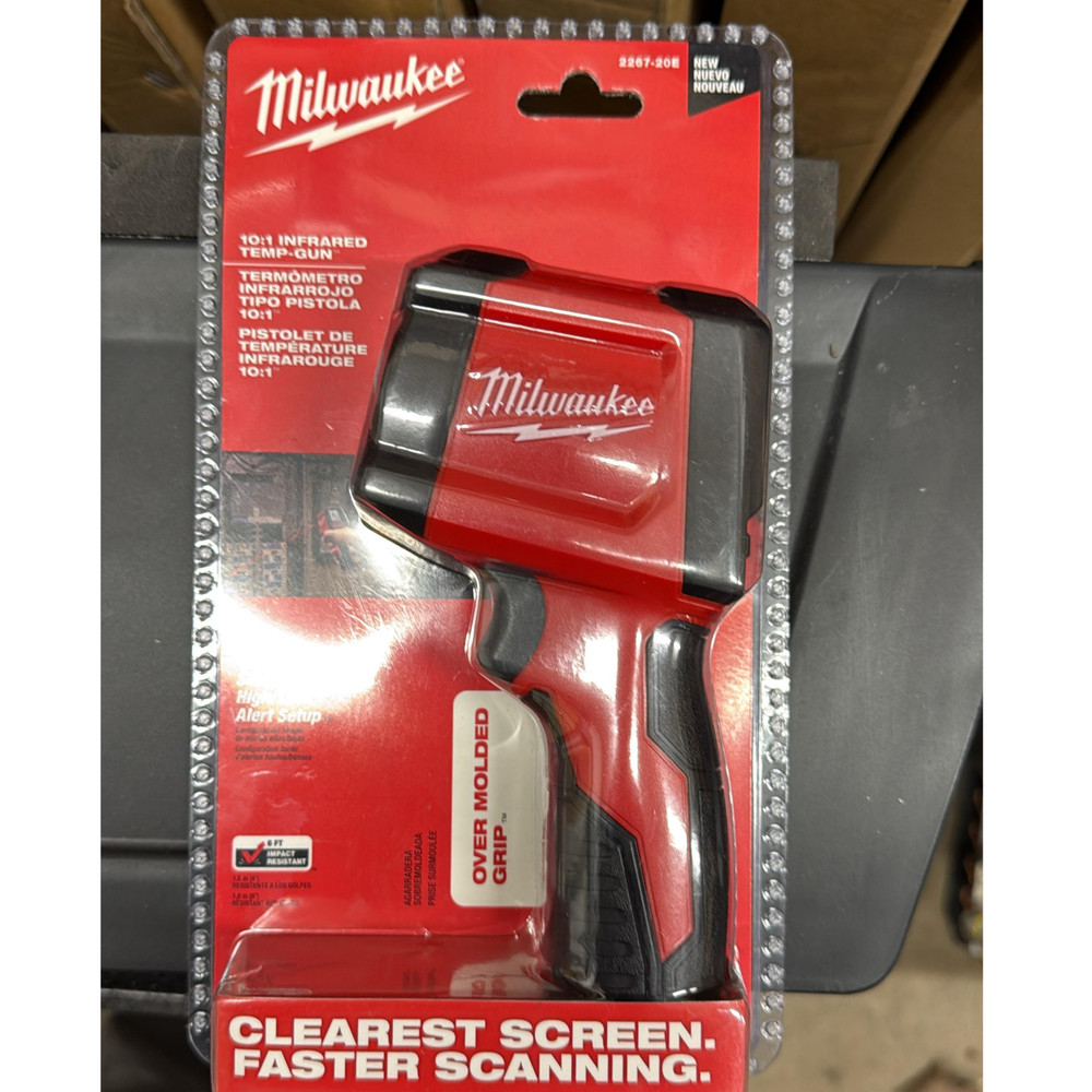 Milwaukee 2267-20 10:1 Infrared Temp-Gun Laser Thermometer – Brand New & Sealed