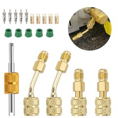 R410A Adapter 5/16″ to 1/4″ SAE Flare For HVAC Maintenance Vacuum Connection