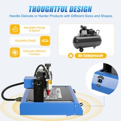 Electric Metal Marking Machine Steel Plate Tag Nameplate Marking Engraver Device