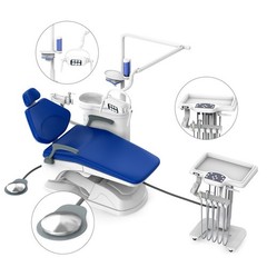 FDA Dental Unit Chair Computer Controlled DC Motor PU TJ2688-A1-1