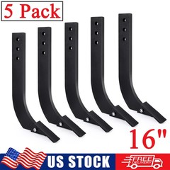 5PCS 16” Box Blade Shank Scarifier Shanks Teeth 3 Holes Steel Box Scraper Shank