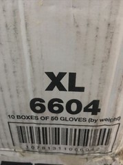 Thickster™ Latex Disposable Gloves, XL 6604 (50 Gloves/Box) 18 Avail