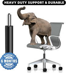 Office Chair Gas Cylinder Replacement, Heavy-Duty Class 4 Piston, Universal Fit