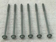 Sandbaggy 6″ Structural Timber Screws – Countersunk (Hex Head) – Wood Lock Screw