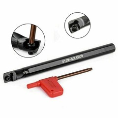4x Lathe Turning Tool Set Holder Boring Bar 12mm Shank+10x Carbide Insert