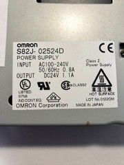 Omron S82J-02524D Power Supply #10347 / 11252