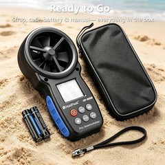 HoldPeak 866B Digital Anemometer – Wind Speed CFM Meter