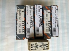 7X WEIDMULLER 112996 / EMA EG3 U-I, 0-10V to 4-20MA SIGNAL CONVERTER