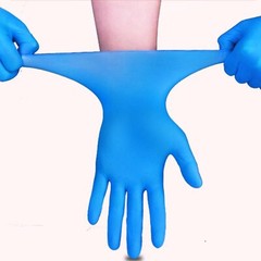 1000pcs Non-Latex Nitrile Exam Gloves Powder Latex Free 4 mil Rubber Clean M/L