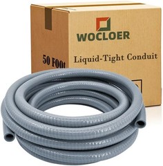 2″ x 50′ Liquid-Tight PVC Flexible Electrical Conduit – Non-Metallic