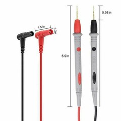 2pcs/set 1000V Digital Multimeter Test Leads Probe Kit 20A Wire Cable Set