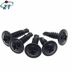 US 50-1000 pcs Black Phosphate ZT Wafer Head Self Tapping/Drilling Screws 1/2”