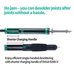 YIHUA 929D-V Electric Desoldering Soldering Iron Solder Sucker Desoldering…