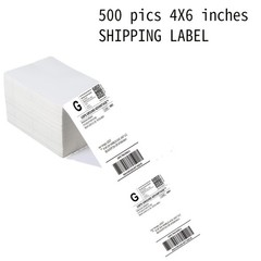 500 4X6 Thermal Paper Shipping Labels Logistics Labels for Thermal Printers