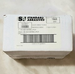 Standard Abrasives 1″ Quick Change TS Disc 100 Grit A/O Extra 2 Ply 522257