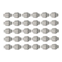 30 Pcs 1/2 Inch Liquid Tight Connector PVC Electrical Conduit Fittings Straight