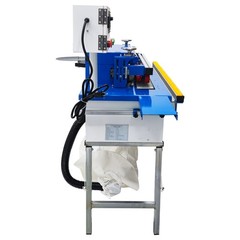 Woodworking Edge Bander for Curve Straight Line Edge Banding W/Dust Device,Stand