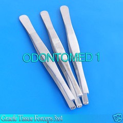 3 Graefe Tissue Forceps 6″ Surgical Instruments 3 x 4 Teeth