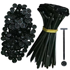 100PCS Nylon Universal Cable Heavy Duty Tie Buckle Self Locking Zip Ties Holder