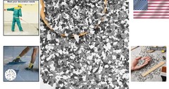 Versatile Epoxy Flakes for Garage Floor – Black, White, Grey