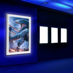 LED Wall Mount Backlit Poster Lightbox Light Up Frame 24×36″ / 18×24″ 20W/10W