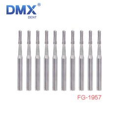DMXDENT Dental Burs FG 1957 1958 Crown Metal Cutting Tungsten Carbide High Speed