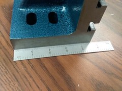 T-Slot Angle Plate webbed End 6-1/2x5x4-1/2″ high tensil cast iron SAPW-IN654