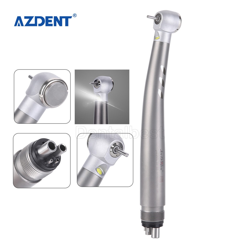 Dental E-generator LED Fiber Optic High Speed Handpiece Ceramic Bearing 2/4Hole
