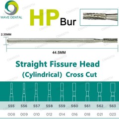 US WAVE Dental Surgical Burs Tungsten Carbide Bur Round HP 44.5mm For Slow Speed