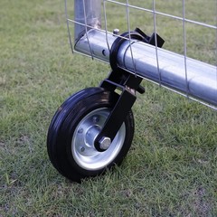 6″ Heavy Duty Farm Gate Wheel, Black, 1 Pack
