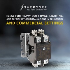 AC Contactor 40 Amp 50 RES 2 Pole 110/120VAC Coil – Definite Purpose UL Listed
