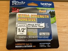 Brother P-Touch Label Lot Sealed TZe-2312PK, TZe-S231, TZe-MQF31, TZe-MQG35