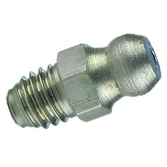 1/4″-28 x 11/16″ Straight Grease Zerk Nipple Fitting 25 pcs Taper Thread