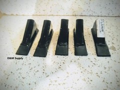 5 pack of Box blade scape blade ripper shanks points tips for 3/4″ thk shanks