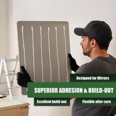 Seal Bond CS-4300 Mirror Adhesive, Low Odor, VOC Natural (Off-White)