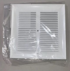 Broan Bath Bathroom Ceiling Fan Grille Grill Cover Metal White Color New
