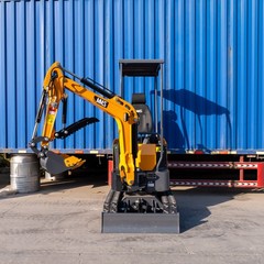 1.4Ton Mini Hydraulic Excavator With Swing Boom B&S EPA Engine Mini Digger