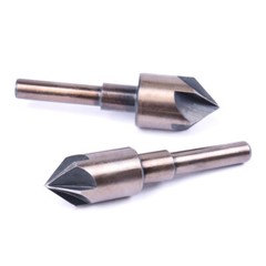 Pack 5 82 Degree 5 Flutes Countersink Drill Bit Set Chamfering Cutter Device