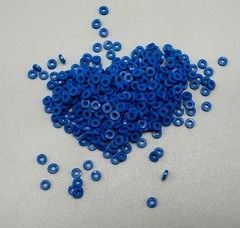 1000 Pcs Dental Separators Orthodontic Elastics Ties Teeth Gap Radio Opaque Blue