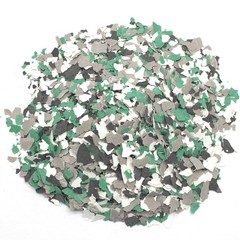 Litoexpe 350 G/ 0.77 lb Blend Decorative 3-5 mm, Green+White+Black++Grey