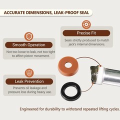 J-122 Hydraulic Seal Kit for Lincoln Walker 1.5 Ton Floor Jack Model 93632 18PCS