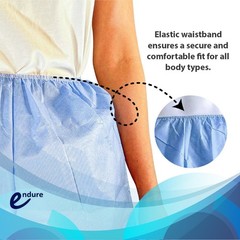Endure Ind Medical Exam Shorts – Case of 100 Pcs, Disposable, Latex-Free
